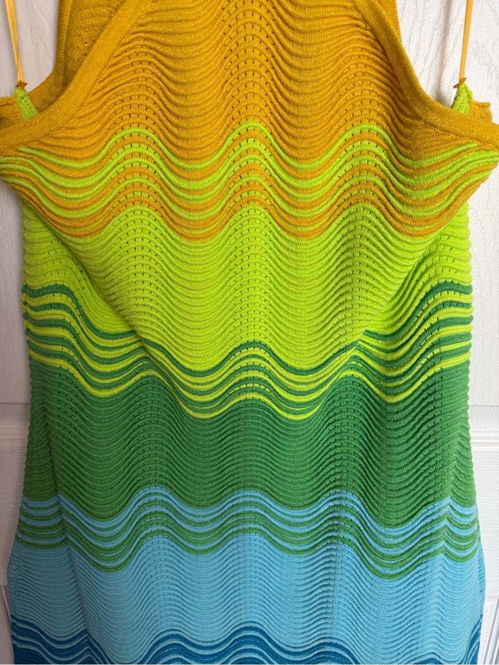 Torn by Ronny Kobo Hope Halter Knit Dress - Picture 7 of 8